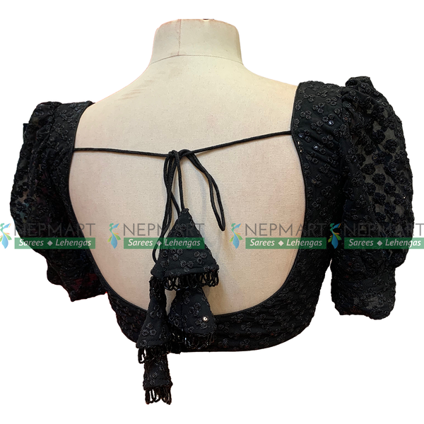 Georgette Blouse Black