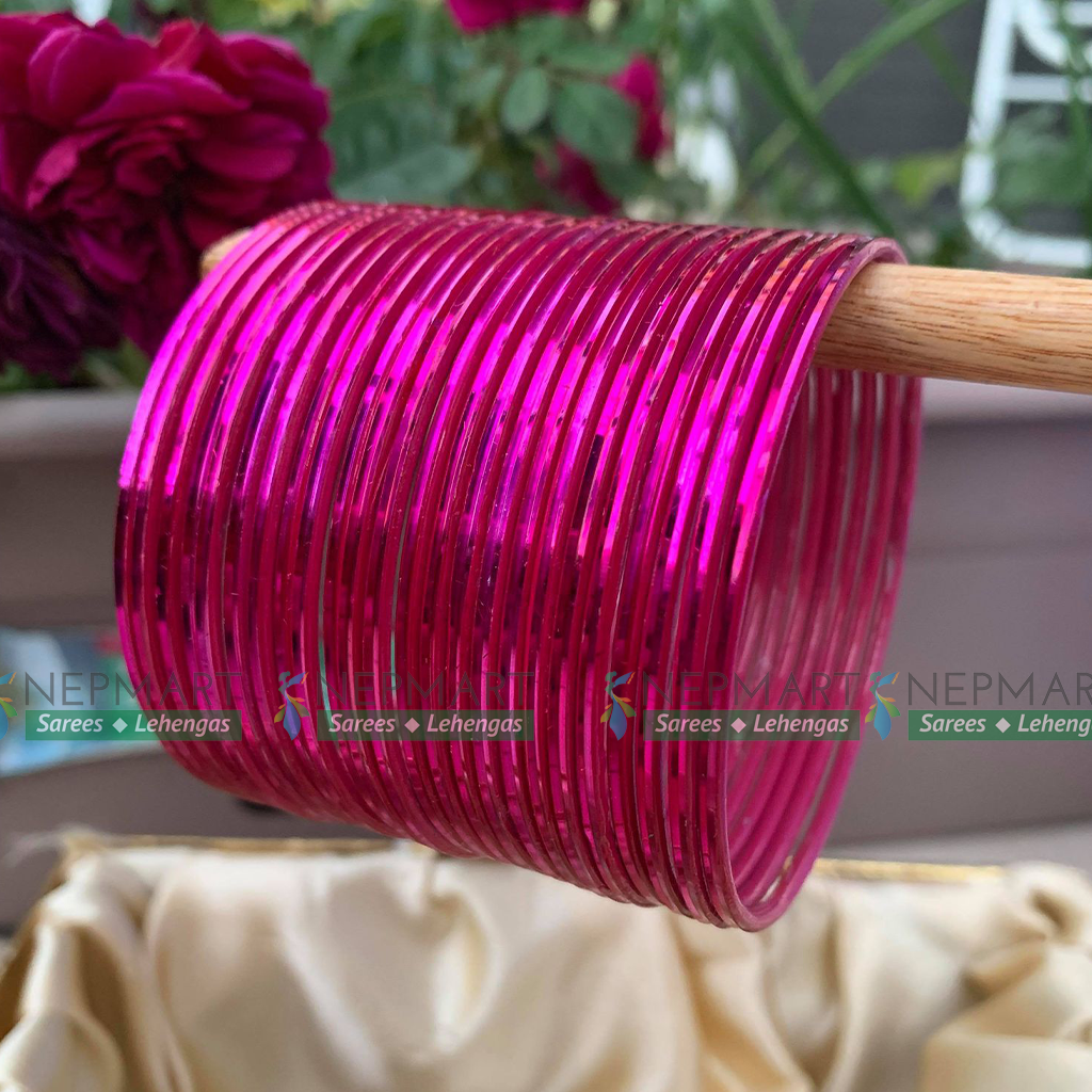 Pink shop color bangles